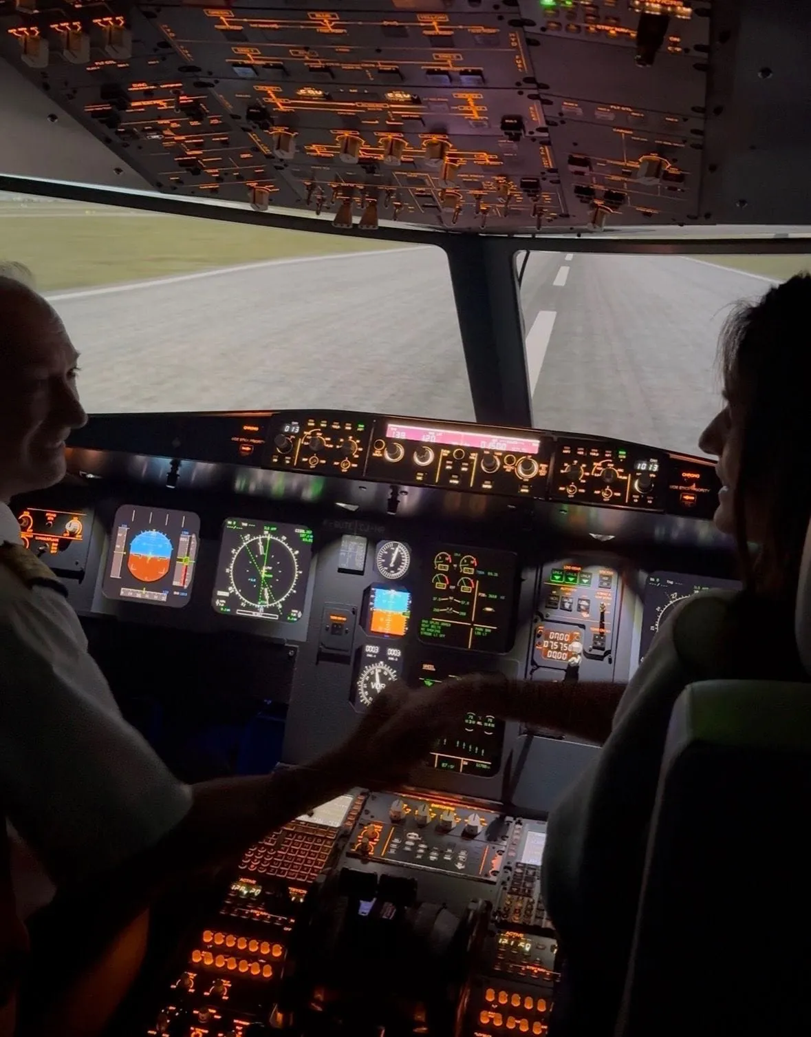 Session de pilotage en cockpit Airbus A320